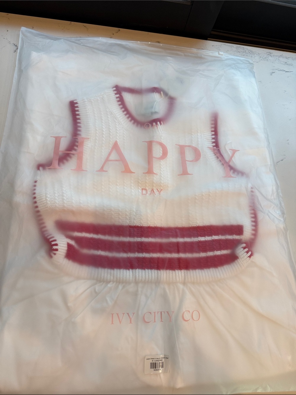 Ivy City Co Lisbon sleeveless Midi Dress Ivory & Firework Red Color Small NWT - Picture 7 of 8